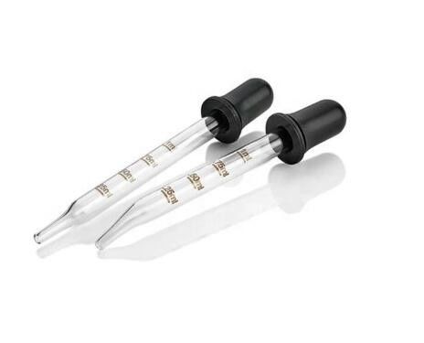 Vidrio cosmético claro Vial Dropper de los aceites esenciales 1ml ND18