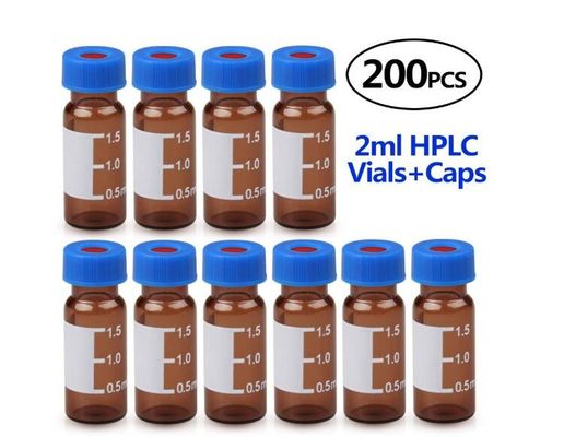 Frascos bajos del vidrio de Borosilicate de la CLAR de la base plana 1.5ml