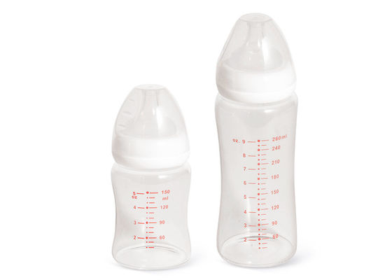 Biberones libres termales de la prueba 260ML ISO9001 Bpa del choque