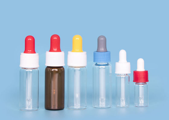 Platear las botellas de cristal sin plomo del dropper del suero 10ml YBB