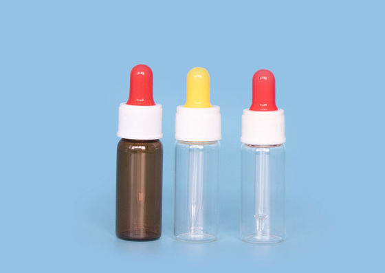 Botellas farmacéuticas del dropper de ojo 5ml del cuadrado plano elaborado