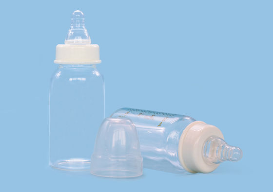 Biberón libre químico del Sgs del apretón fácil redondo manual 160ml
