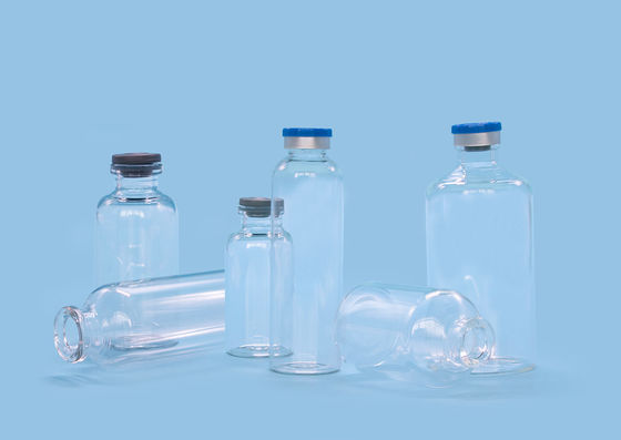 Botella de vidrio poco salada de sellado caliente de Borosilicate de la ampolla SFDA