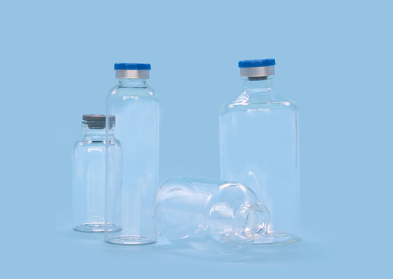 3,3 botellas de cristal capsuladas