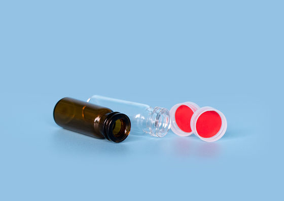 Evite los frascos superiores de la broche de la copita de la mitad del ámbar 1.5ml de la fractura