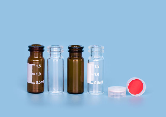 Evite los frascos superiores de la broche de la copita de la mitad del ámbar 1.5ml de la fractura