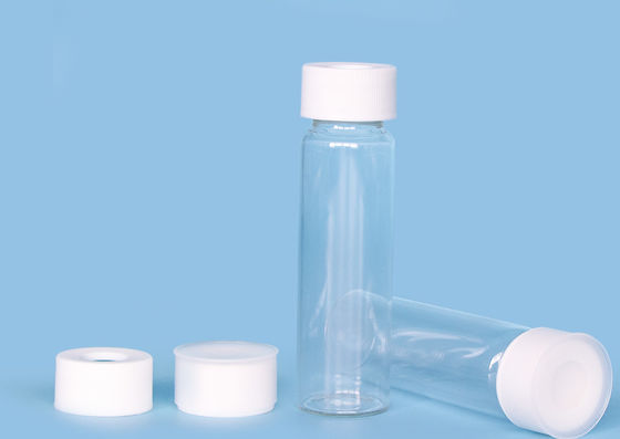 Frascos de cristal transparentes de la protección ULTRAVIOLETA tubular GPI 40ml