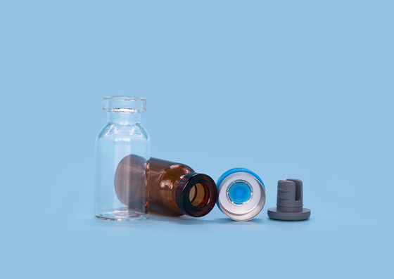 El claro capsuló los frascos de cristal de sellado calientes de la inyección de Pullring