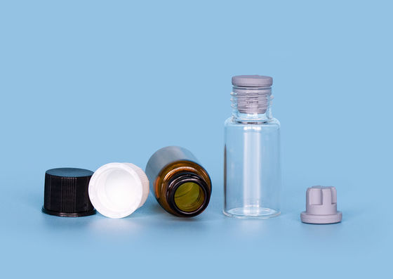 Sustancia química compuesta frascos de cristal de la muestra de 2 onzas 60ml