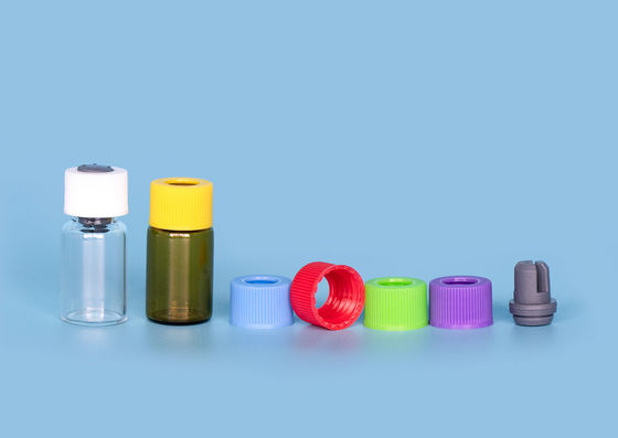 El casquillo de aluminio XHPHAPACK 3ml los reactivo roscó los frascos de la química