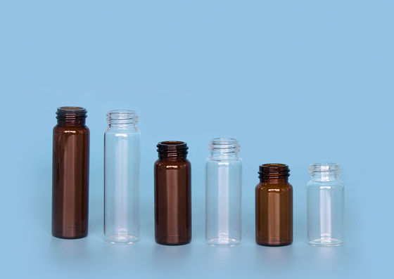 Resistencia química 18m m frascos del almacenamiento del vidrio de 10 copitas USP1