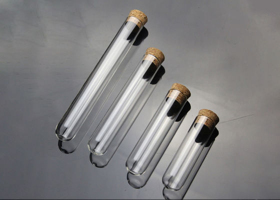 Tubos de ensayo recargables médicos del vidrio de Borosilicate Boro3.3