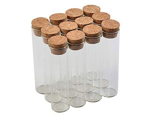 Tubos de ensayo inferiores planos del vidrio de Borosilicate de la química OD40 250m m