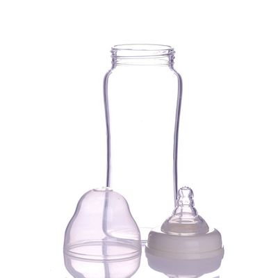 Botella de alimentación libre del bebé del Borosilicate de BPA Anticolic 5OZ