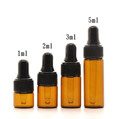 Botellas de cristal inalterables del dropper 15ml de la extremidad convergente