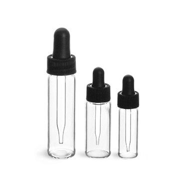Botellas acanaladas del dropper de ojo